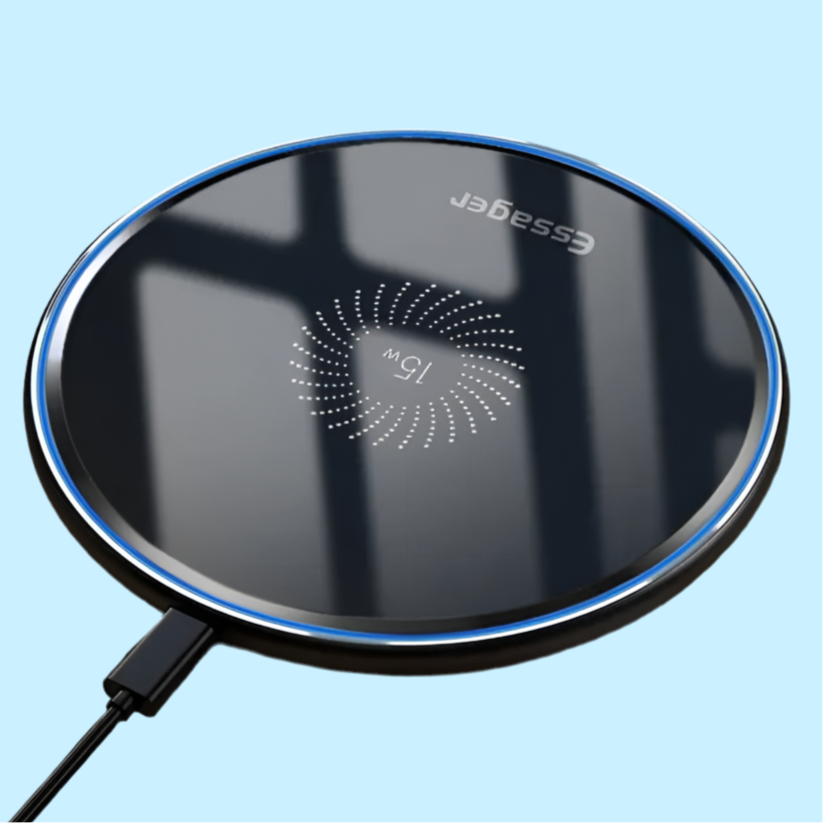 Essager 15W Qi Wireless Fast Charging Pad - Magnetic Power Delivery PD Phone Charger Stand