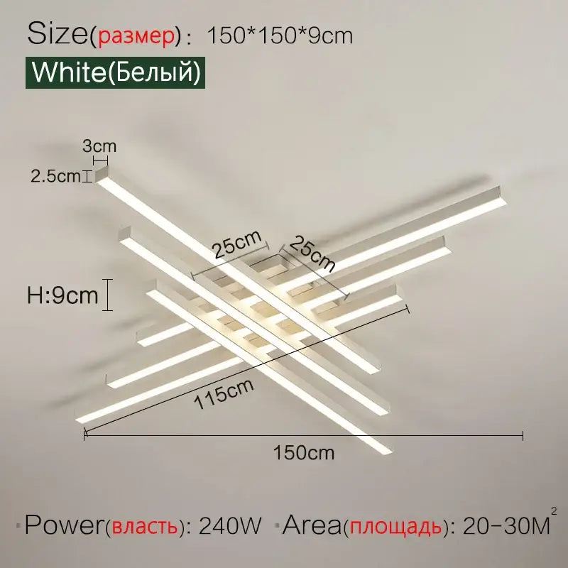 modern led ceiling light fixture