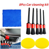 car cleaning brush and sponge