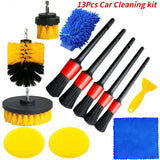 3pcs car cleaning brush kit