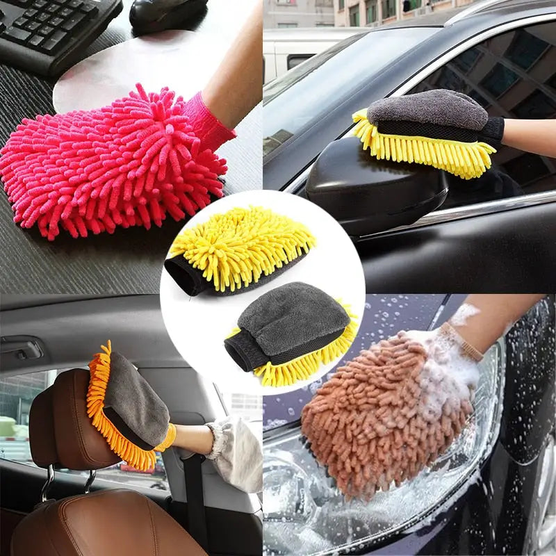 car cleaning glove