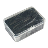 a plastic container with black plastic material