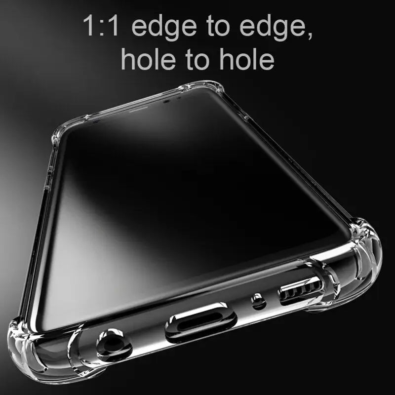 the back of a clear case with a black background