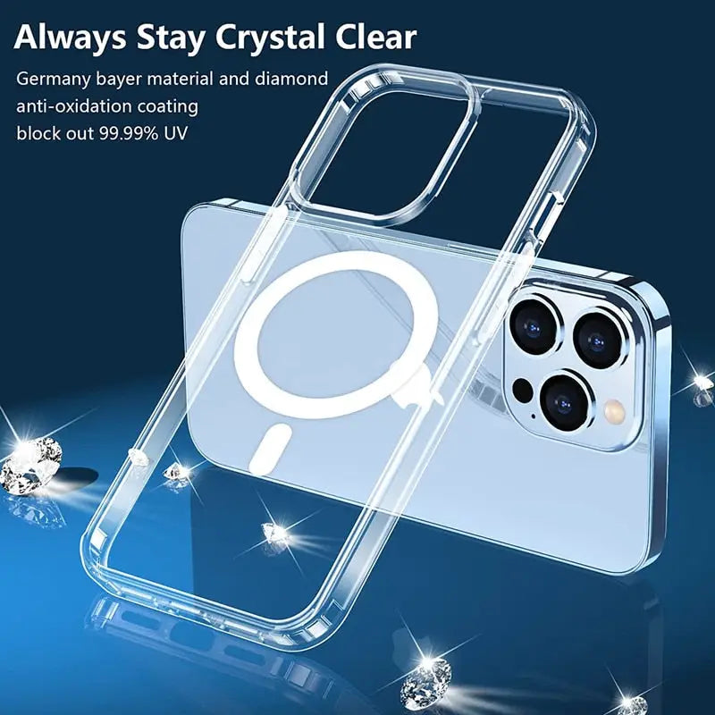 a clear case with a camera attached to it