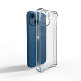 the back of a clear case for the iphone
