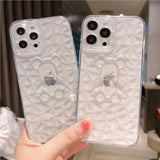 a pair of clear cases with a white background