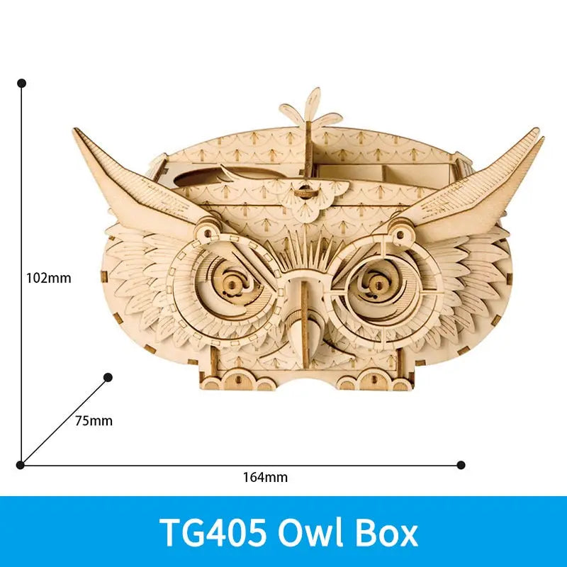 the owl head wooden puzzle