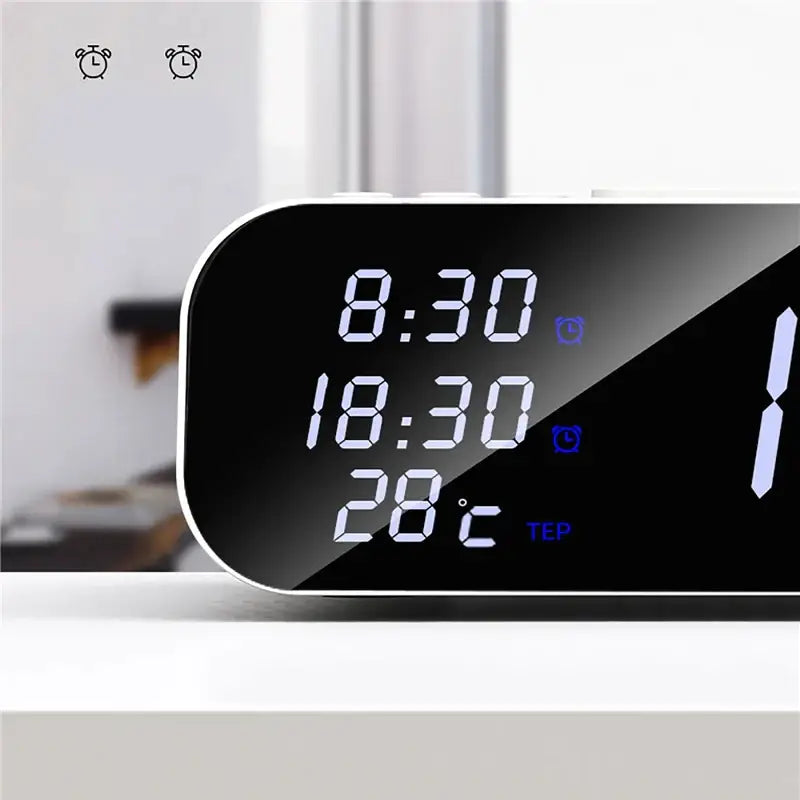 a clock clock with the time displayed on it