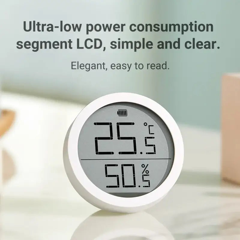 A clock with the words ultra power consumption segment