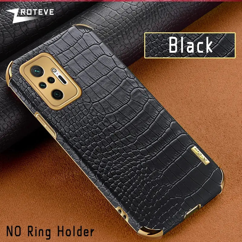 luxury crocodile leather case for iphone 11
