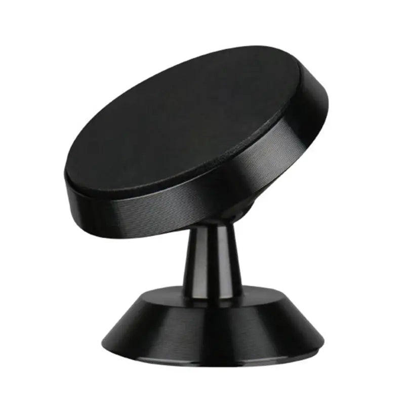 a black knob with a black base