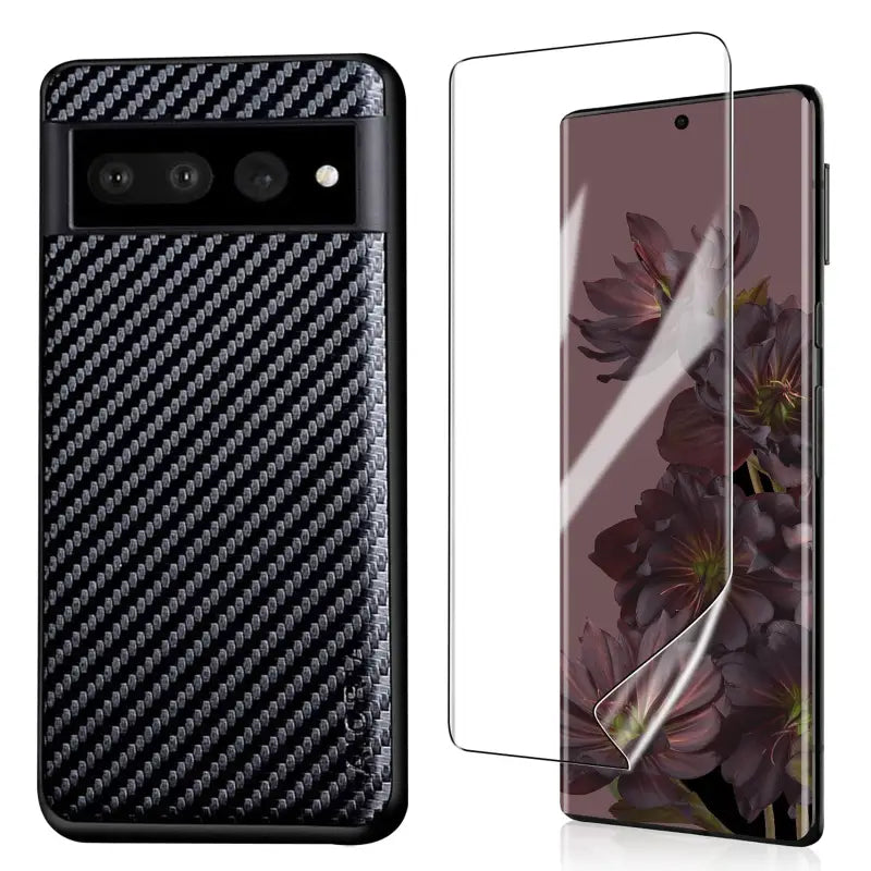 a close up of a black samsung note 8 and a black samsung note 8