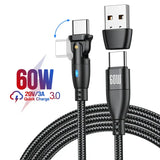 a close up of a black usb cable connected to a charger