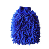 a blue mop with a handle on it