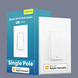 a close up of a box of a smart wifi wall switch