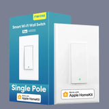 a close up of a box of a smart wifi wall switch