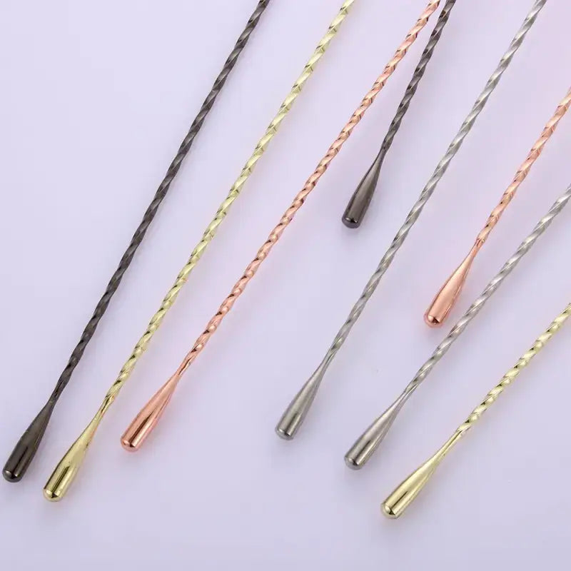 a close up of a bunch of different colored hair pins