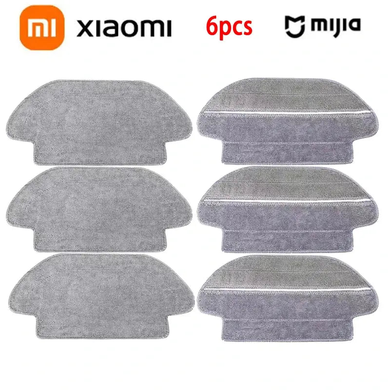 A close up of a bunch of gray pads on a white background