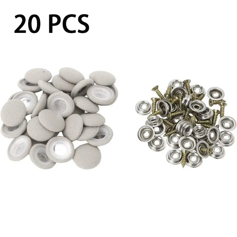 a close up of a bunch of screws and nuts on a white background