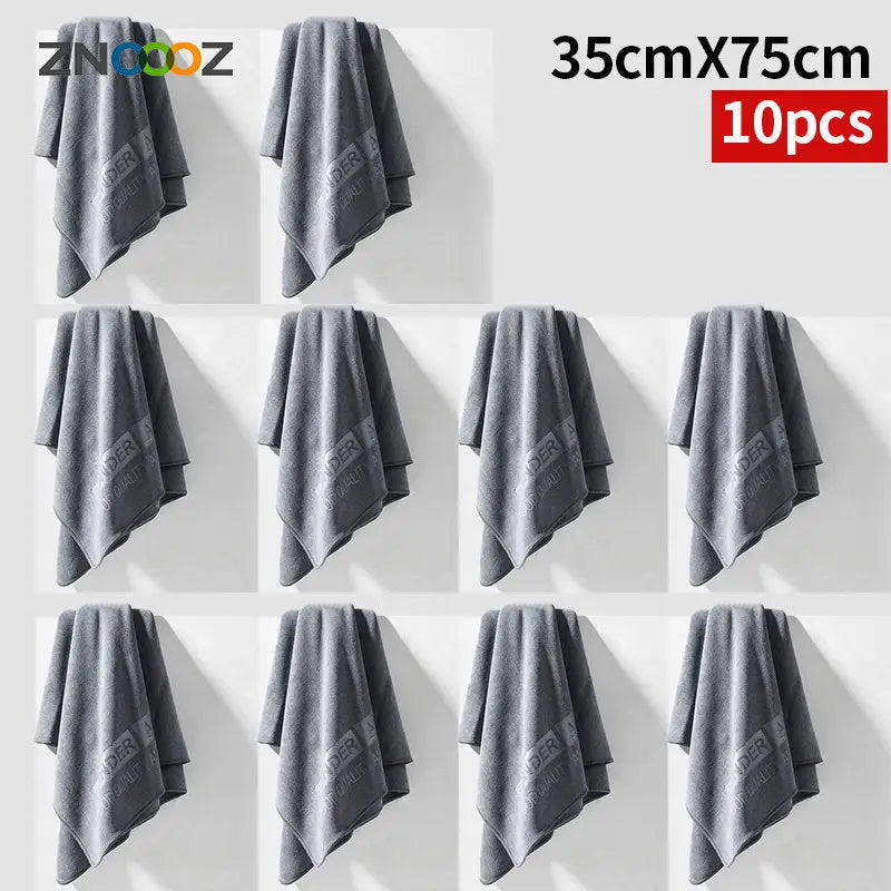 6 pcs of grey cotton kitchen towels, set of 6