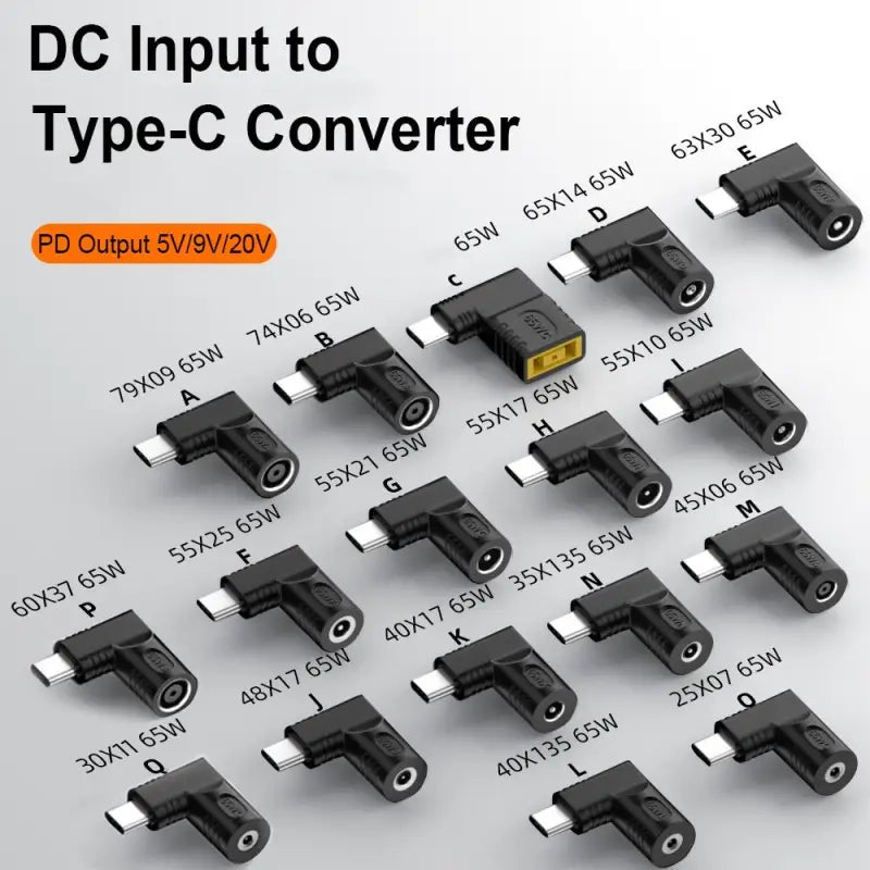 a close up of a bunch of different type of connectors