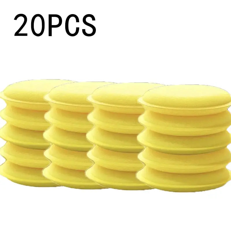 20pcs yellow plastic round plastic cup lids for food containers