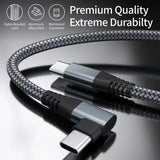 A close up of a cable connected to a charger