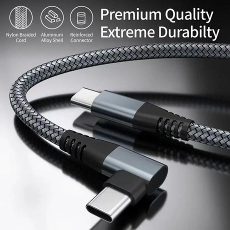 A close up of a cable connected to a charger