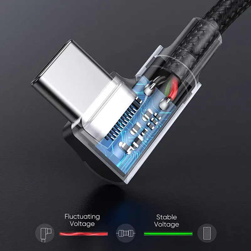 the usb cable is connected to a usb