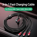 a close up of a cable connected to a charger on a table