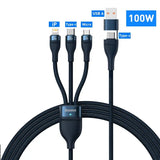 the usb cable is connected to a usb cable