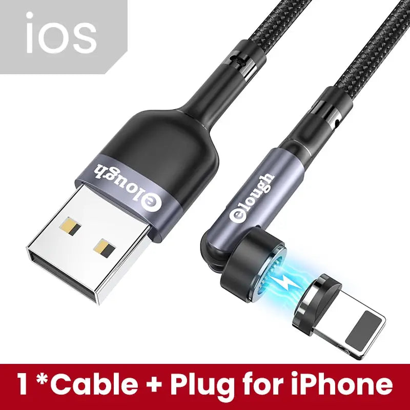 a close up of a cable with a phone plug for iphone