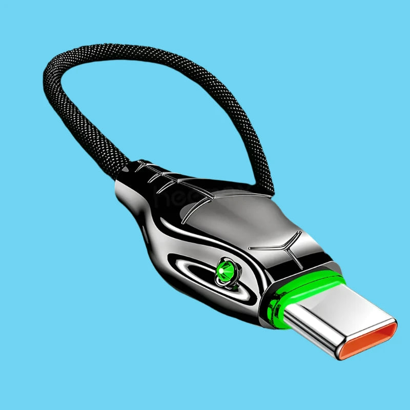 a close up of a usb cable connected to a type c cable