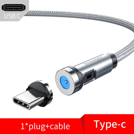 a close up of a usb cable connected to a type c cable