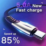 a close up of a usb cable with a speed up 85 %