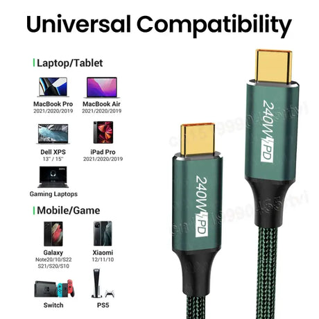 A close up of a cable with different types of cables