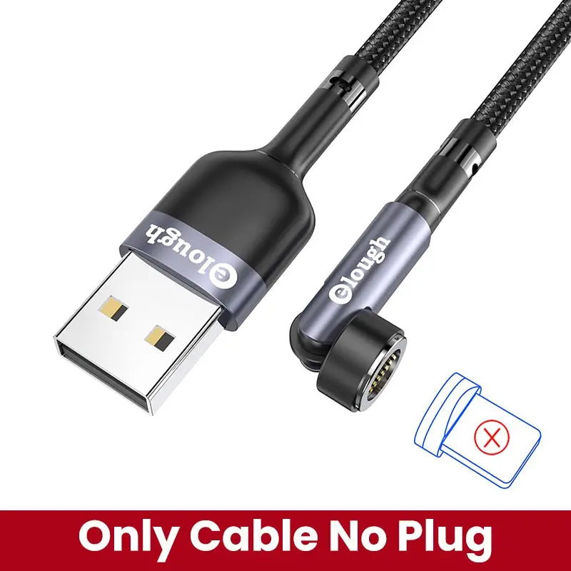 a usb cable with a charging plug attached to it