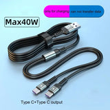 a usb cable with a black and white cord