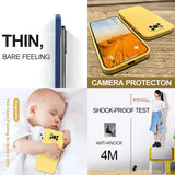 A close up of a cell phone with a baby in it