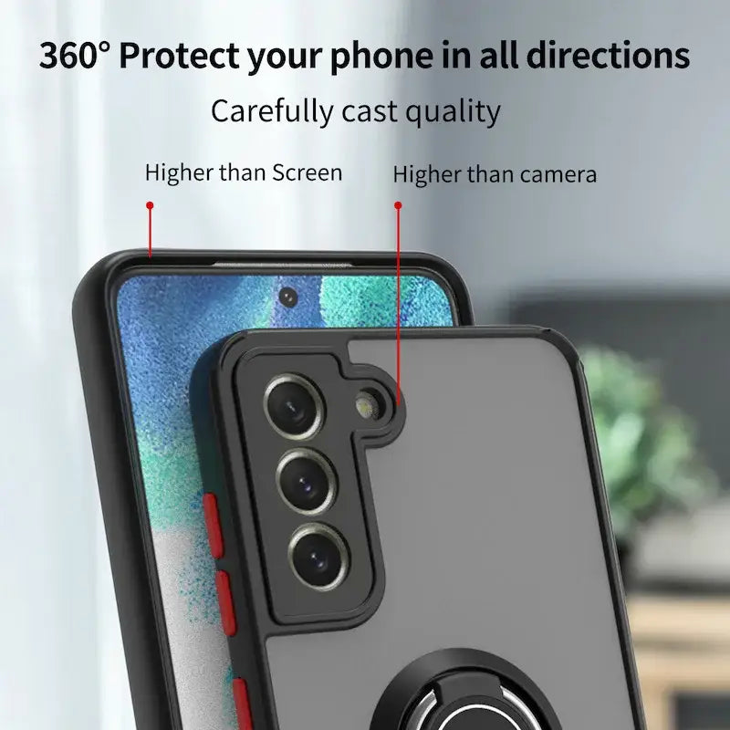 a close up of a cell phone with a camera attached to it