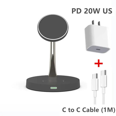 the apple watch charging station with a usb cable