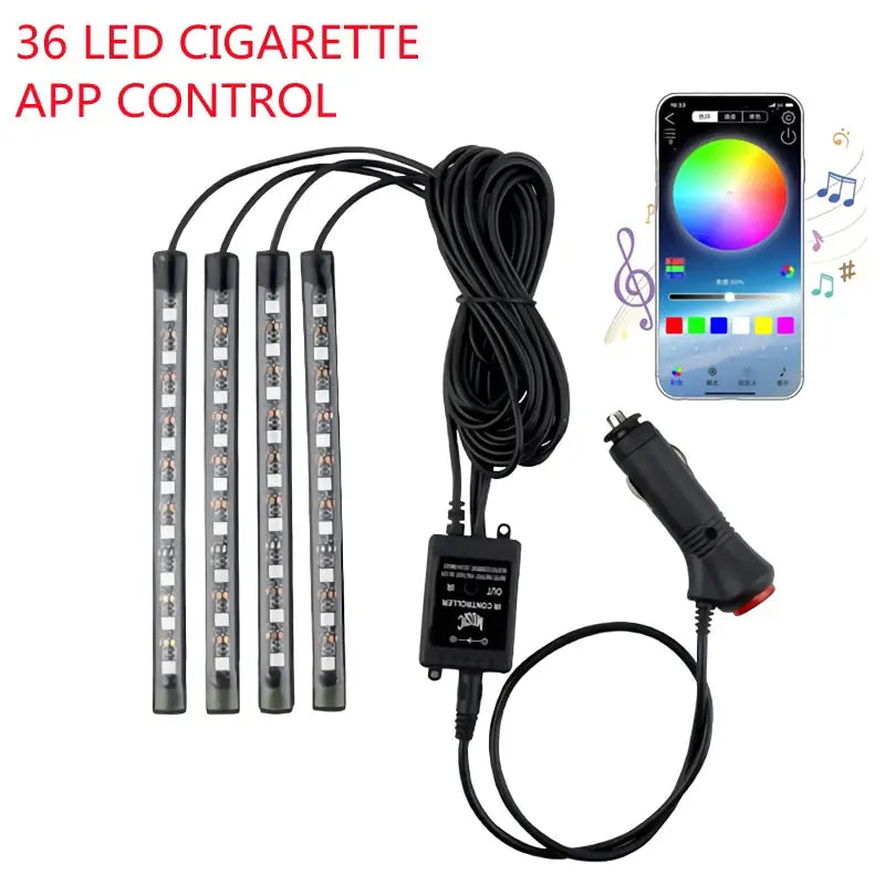 3x led strip light with remote control