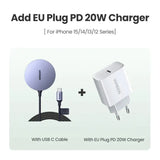 A close up of a cell phone charger with a cable connected to it