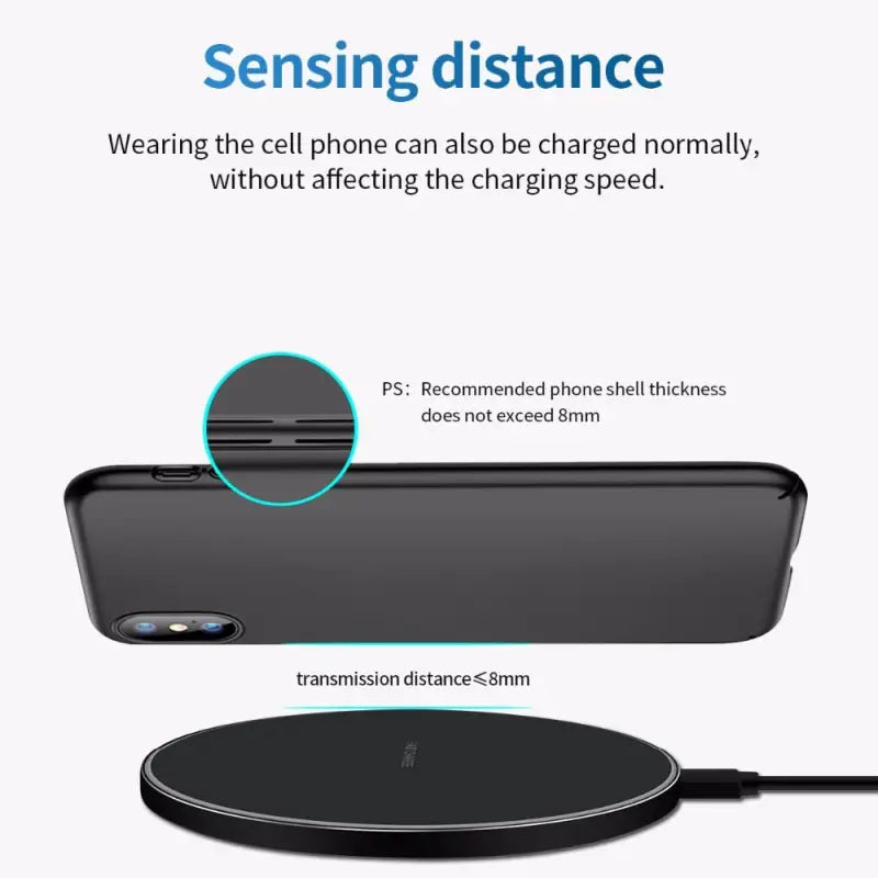 an image of a phone charging device with a wireless charger attached