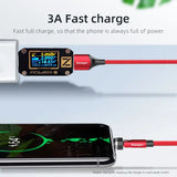 there is a picture of a charging cable connected to a phone