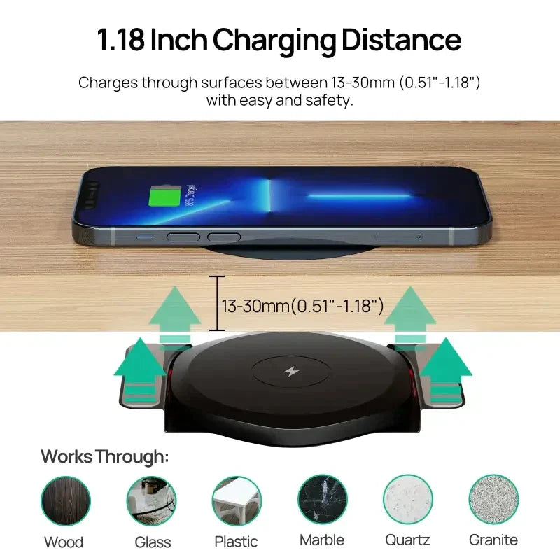 a charging device with a charging charger attached to it