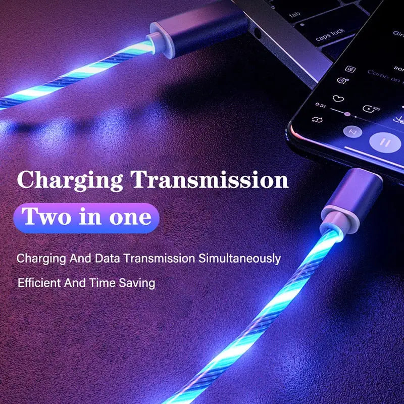 there is a charging cable that is connected to a cell phone