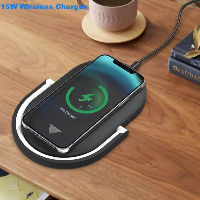 an image of a wireless charger on a table