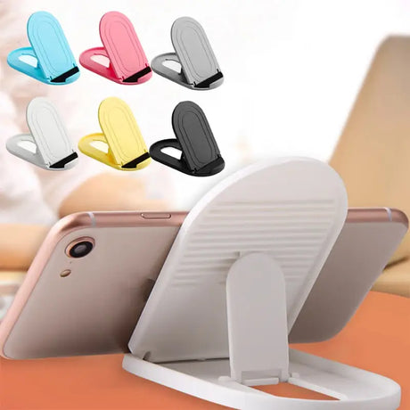 a phone holder with multiple colors