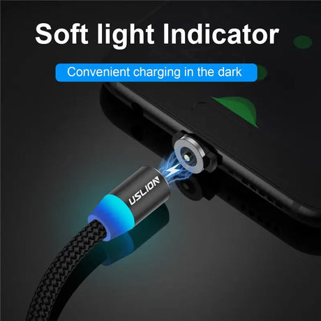 a close up of a cell phone with a light indicator on it